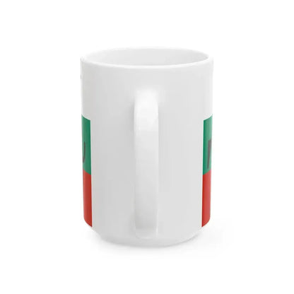 Bulgarian flag with Yat and Big Yus (Bulgaria) White Coffee Mug - Go Mug Yourself