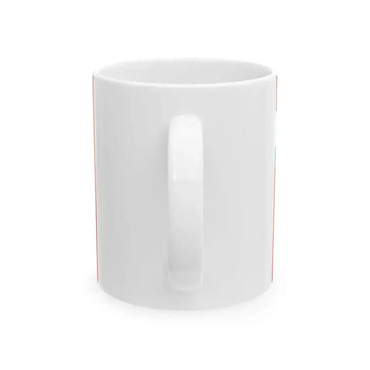 Bulgarian Navy Rank Flag Commander of the Naval Base (Bulgaria) White Coffee Mug - Go Mug Yourself