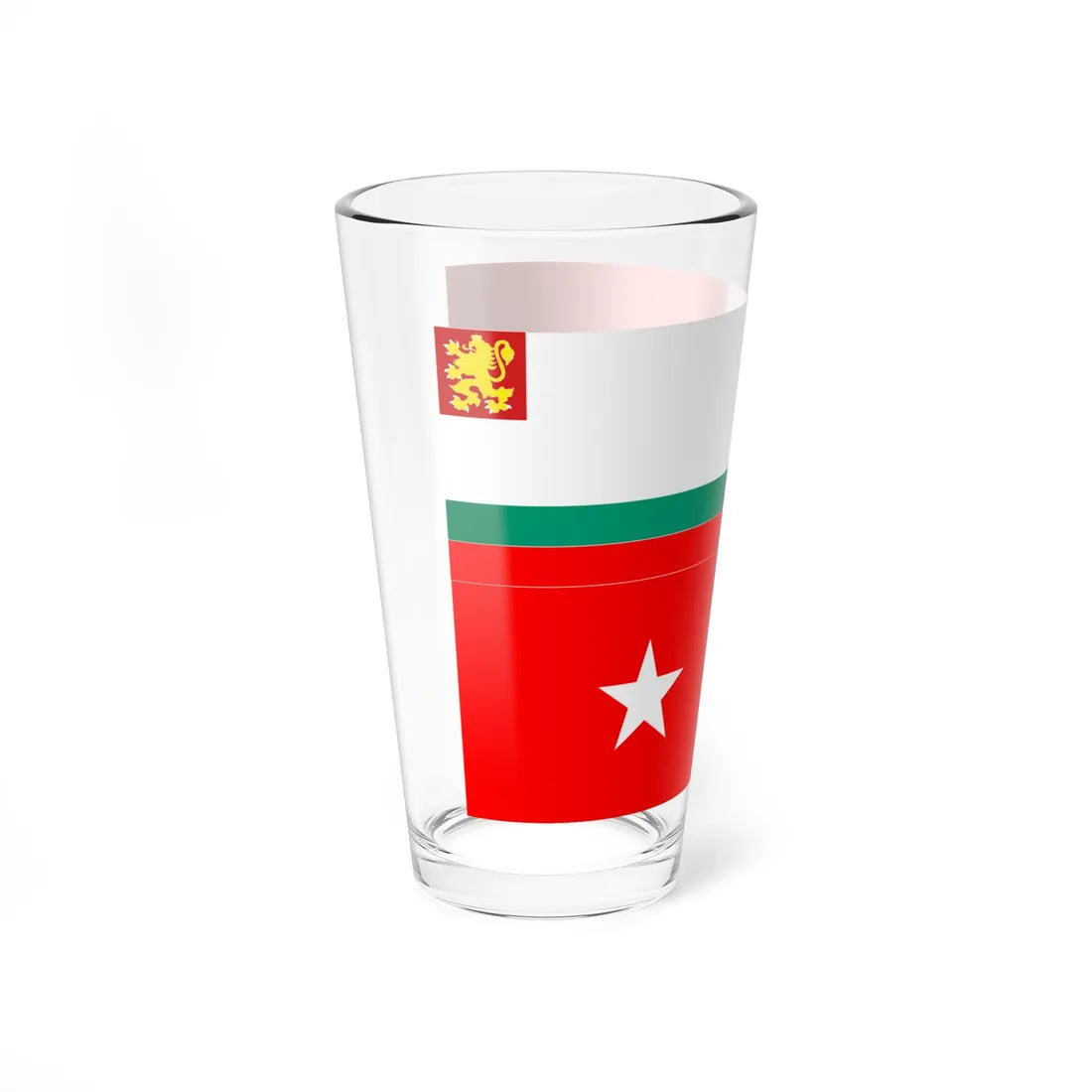 Bulgarian Navy Rank Flag Commander of the Navy (Bulgaria) Pint Glass 16oz - Go Mug Yourself