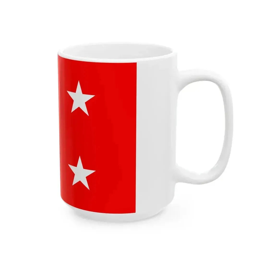 Bulgarian Navy Rank Flag Commander of the Navy (Bulgaria) White Coffee Mug - Go Mug Yourself