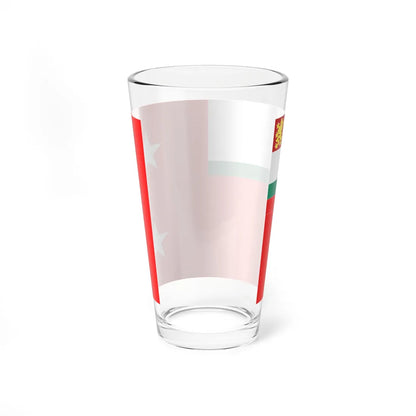 Bulgarian Navy Rank Flag Deputy Commander of the Navy (Bulgaria) Pint Glass 16oz - Go Mug Yourself