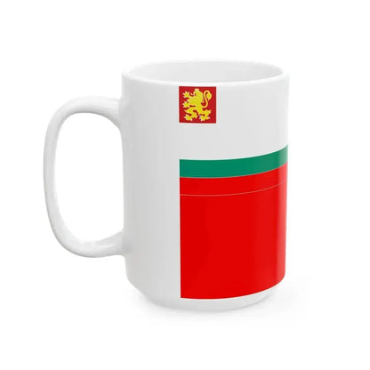 Bulgarian Navy Rank Flag Deputy Commander of the Navy (Bulgaria) White Coffee Mug - Go Mug Yourself