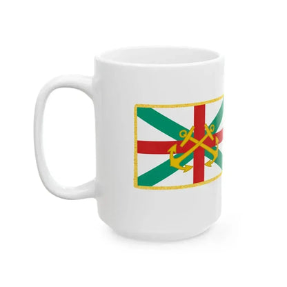 Bulgarian Navy - Representative Flag (Bulgaria) White Coffee Mug - Go Mug Yourself