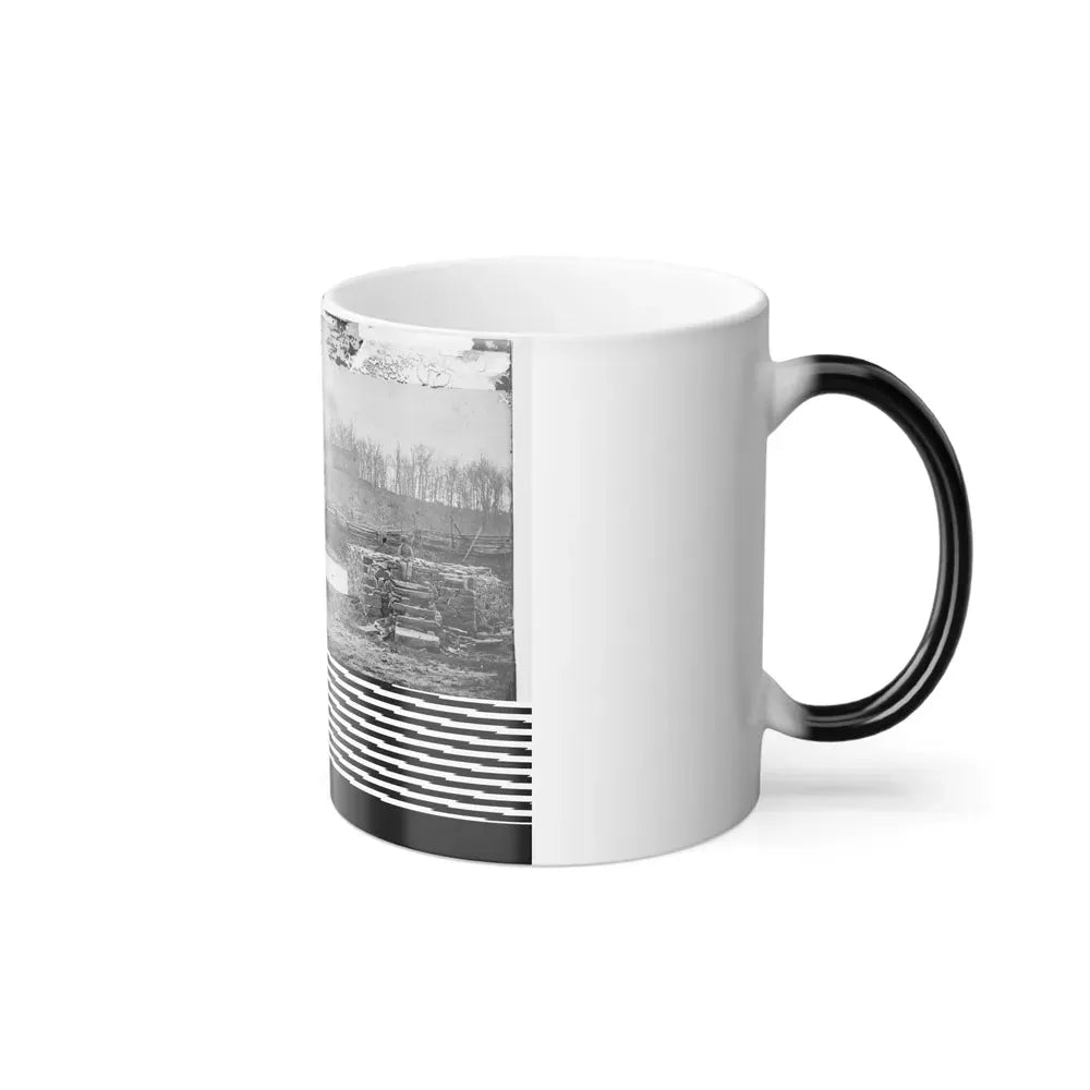 Bull Run, Va. Catharpin Run, Sudley Church, and the Remains of the Sudley Sulphur Spring House (U.S. Civil War) Color Changing Coffee Mug 11oz - Go Mug Yourself