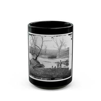 Bull Run, Va. Federal Cavalry At Sudley Ford (U.S. Civil War) Black Coffee Mug 15oz - Go Mug Yourself