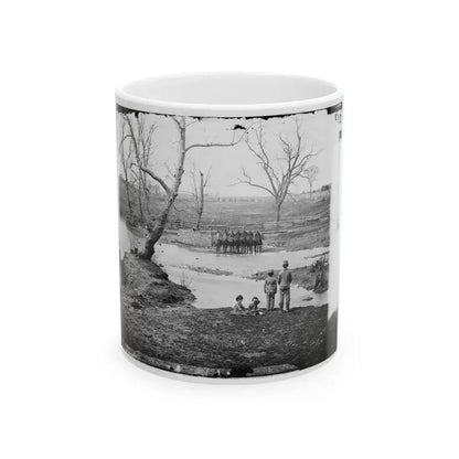 Bull Run, Va. Federal Cavalry At Sudley Ford (U.S. Civil War) White Coffee Mug 11oz - Go Mug Yourself