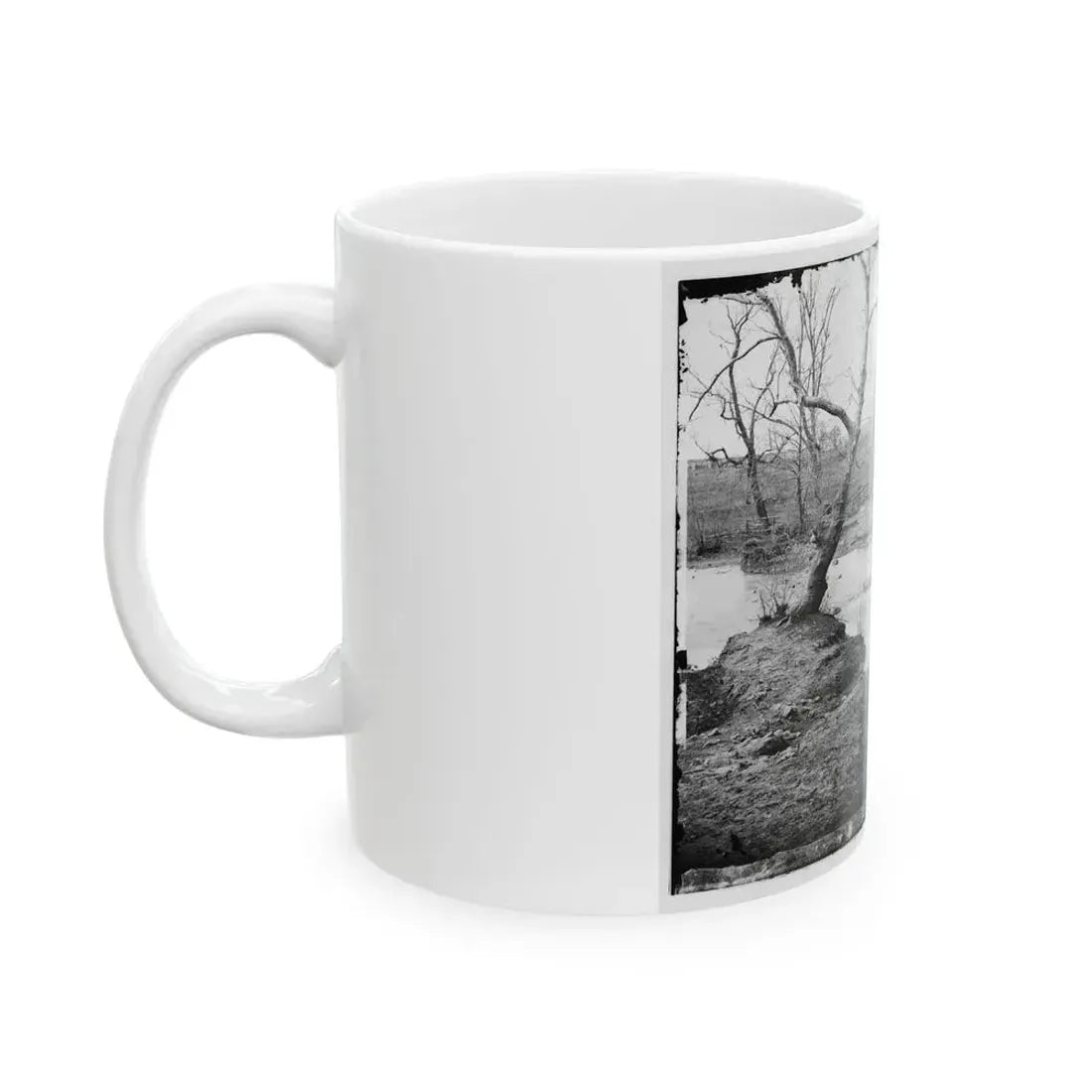 Bull Run, Va. Federal Cavalry At Sudley Ford (U.S. Civil War) White Coffee Mug - Go Mug Yourself