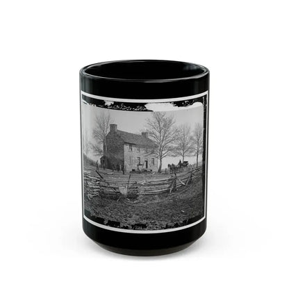 Bull Run, Va. Matthews' Or The Stone House (U.S. Civil War) Black Coffee Mug 15oz - Go Mug Yourself