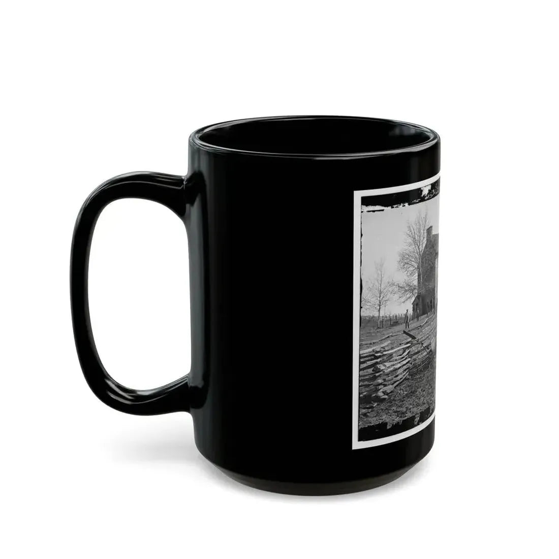 Bull Run, Va. Matthews' Or The Stone House (U.S. Civil War) Black Coffee Mug - Go Mug Yourself
