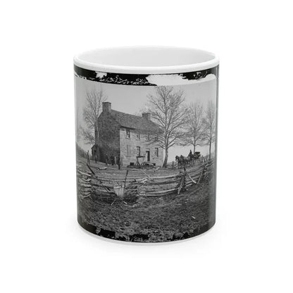 Bull Run, Va. Matthews' Or The Stone House (U.S. Civil War) White Coffee Mug 11oz - Go Mug Yourself