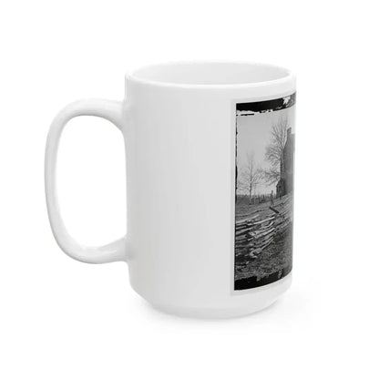 Bull Run, Va. Matthews' Or The Stone House (U.S. Civil War) White Coffee Mug - Go Mug Yourself