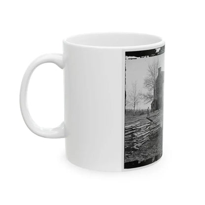 Bull Run, Va. Matthews' Or The Stone House (U.S. Civil War) White Coffee Mug - Go Mug Yourself