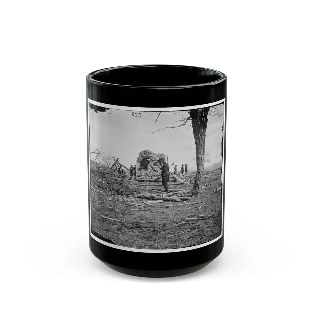 Bull Run, Va. Ruins Of Mrs. Judith Henry's House (U.S. Civil War) Black Coffee Mug 15oz - Go Mug Yourself