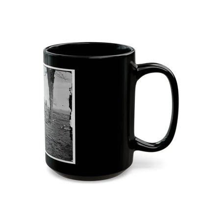 Bull Run, Va. Ruins Of Mrs. Judith Henry's House (U.S. Civil War) Black Coffee Mug - Go Mug Yourself