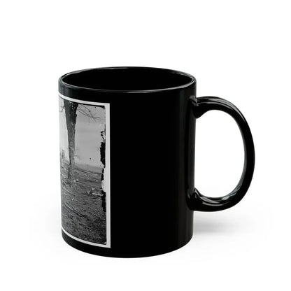 Bull Run, Va. Ruins Of Mrs. Judith Henry's House (U.S. Civil War) Black Coffee Mug - Go Mug Yourself
