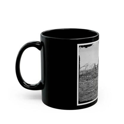 Bull Run, Va. Ruins Of Mrs. Judith Henry's House (U.S. Civil War) Black Coffee Mug - Go Mug Yourself