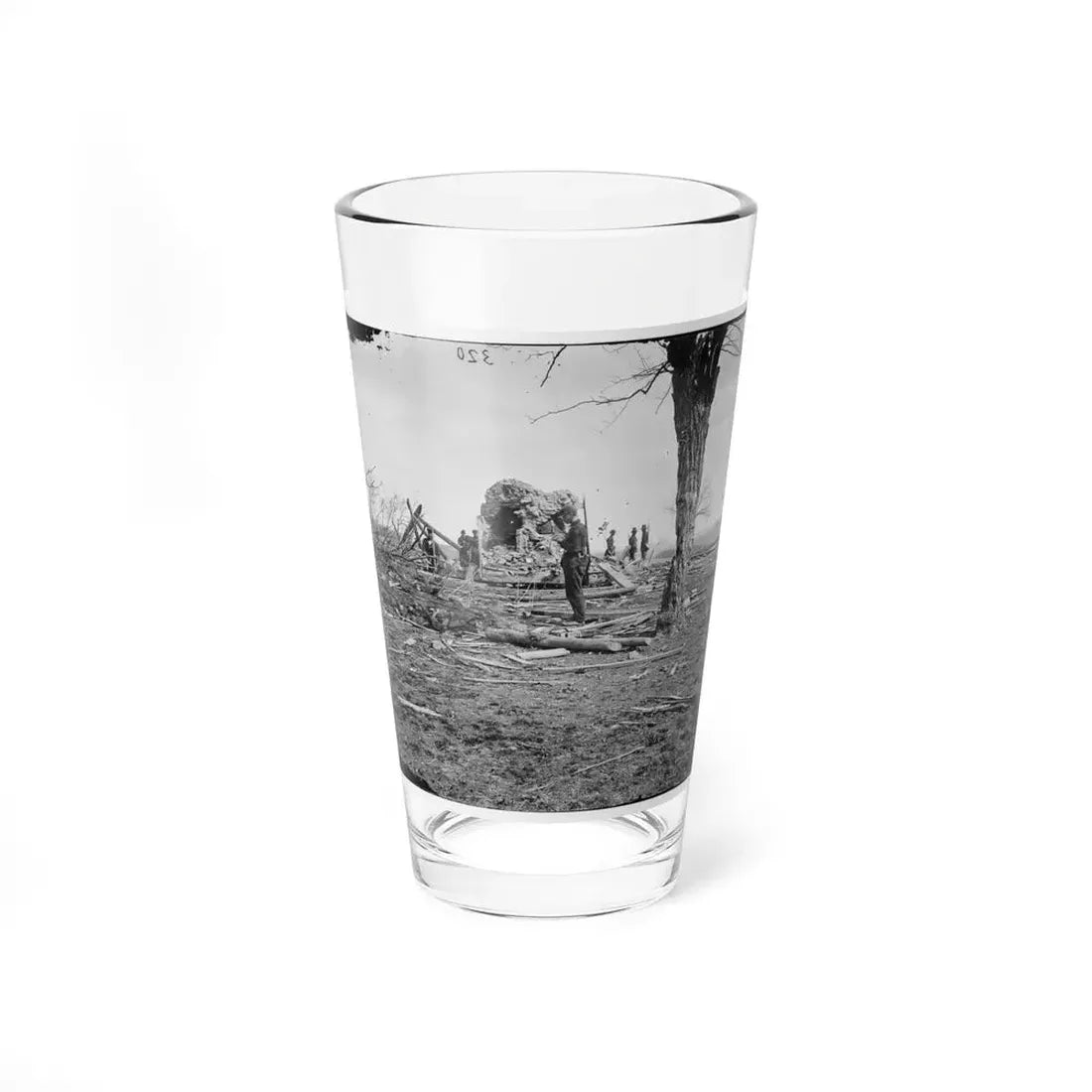 Bull Run, Va. Ruins Of Mrs. Judith Henry's House (U.S. Civil War) Pint Glass 16oz 16oz - Go Mug Yourself