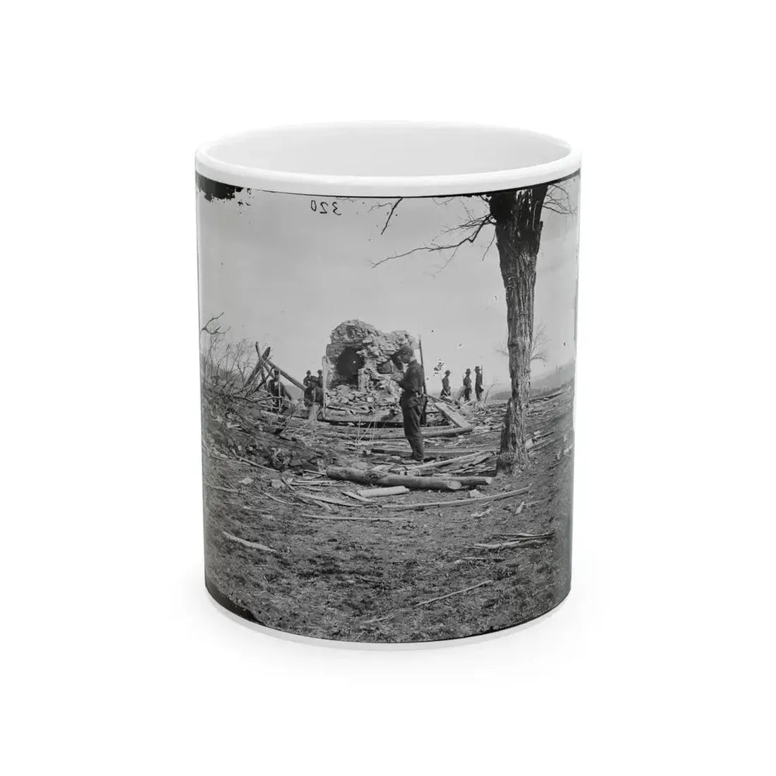 Bull Run, Va. Ruins Of Mrs. Judith Henry's House (U.S. Civil War) White Coffee Mug 11oz - Go Mug Yourself