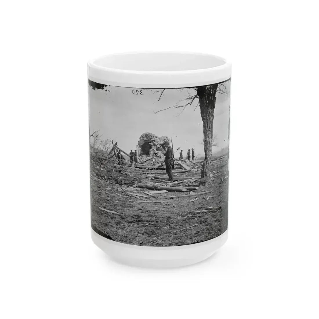 Bull Run, Va. Ruins Of Mrs. Judith Henry's House (U.S. Civil War) White Coffee Mug 15oz - Go Mug Yourself