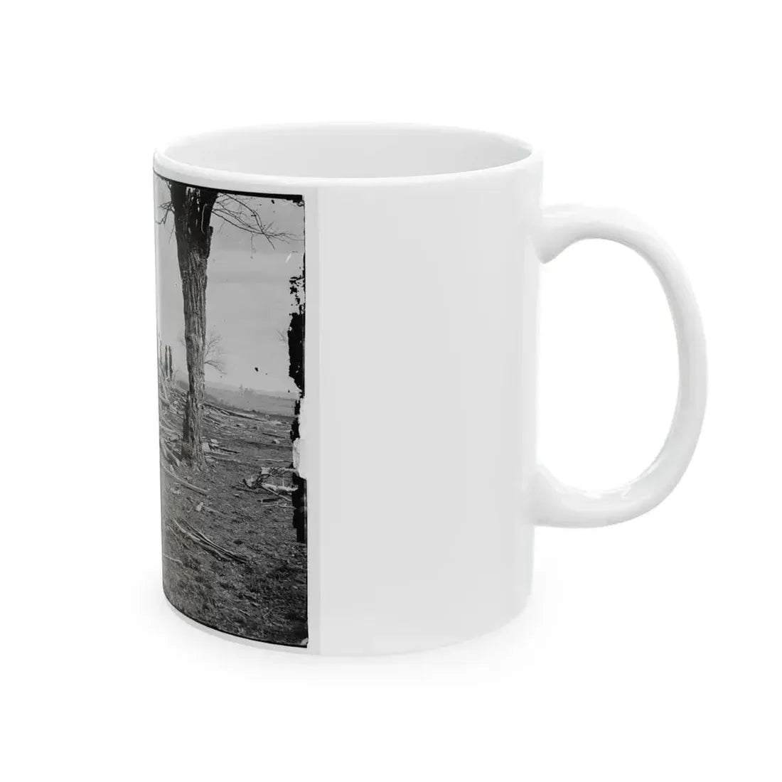 Bull Run, Va. Ruins Of Mrs. Judith Henry's House (U.S. Civil War) White Coffee Mug - Go Mug Yourself