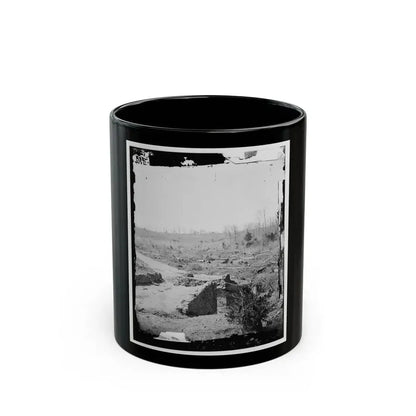 Bull Run, Va. Ruins Of The Stone Bridge, Looking Upstream (U.S. Civil War) Black Coffee Mug 11oz - Go Mug Yourself