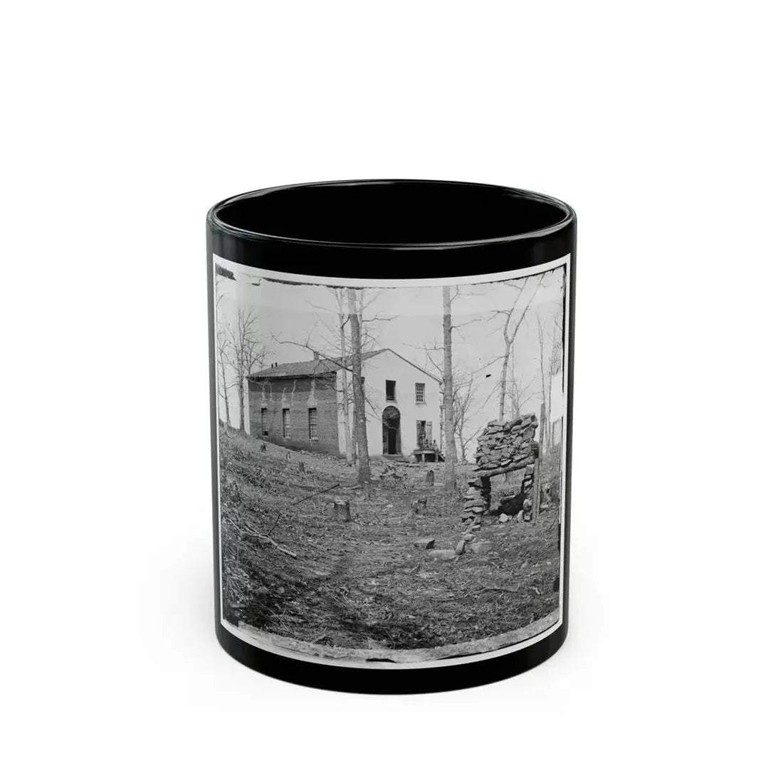Bull Run, Va. Sudley Church (U.S. Civil War) Black Coffee Mug 11oz - Go Mug Yourself