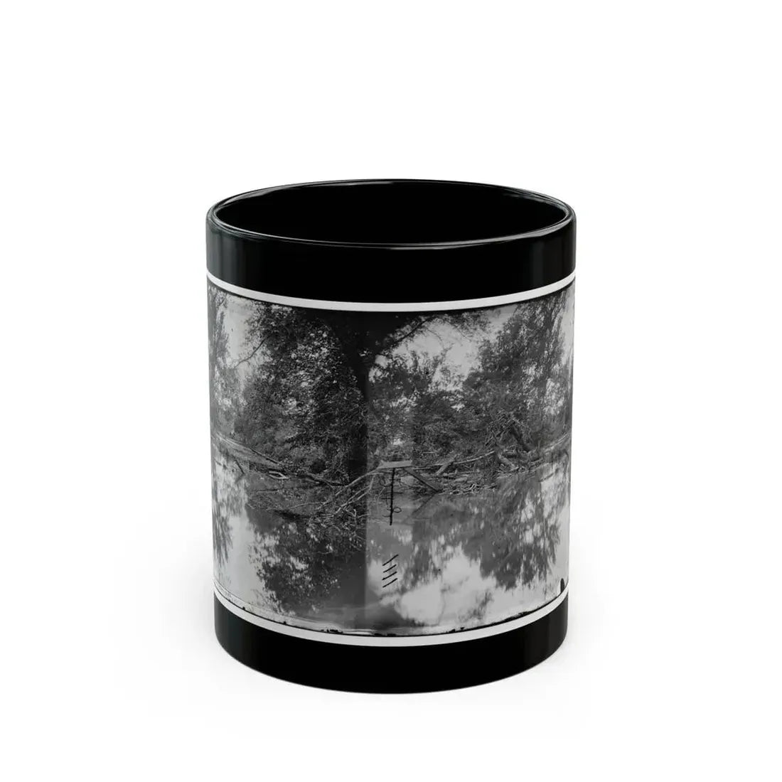 Bull Run, Va. View Of Bull Run (U.S. Civil War) Black Coffee Mug 11oz - Go Mug Yourself
