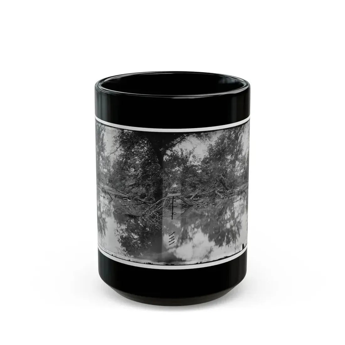 Bull Run, Va. View Of Bull Run (U.S. Civil War) Black Coffee Mug 15oz - Go Mug Yourself