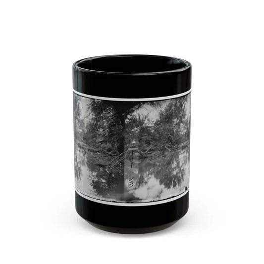 Bull Run, Va. View Of Bull Run (U.S. Civil War) Black Coffee Mug 15oz - Go Mug Yourself