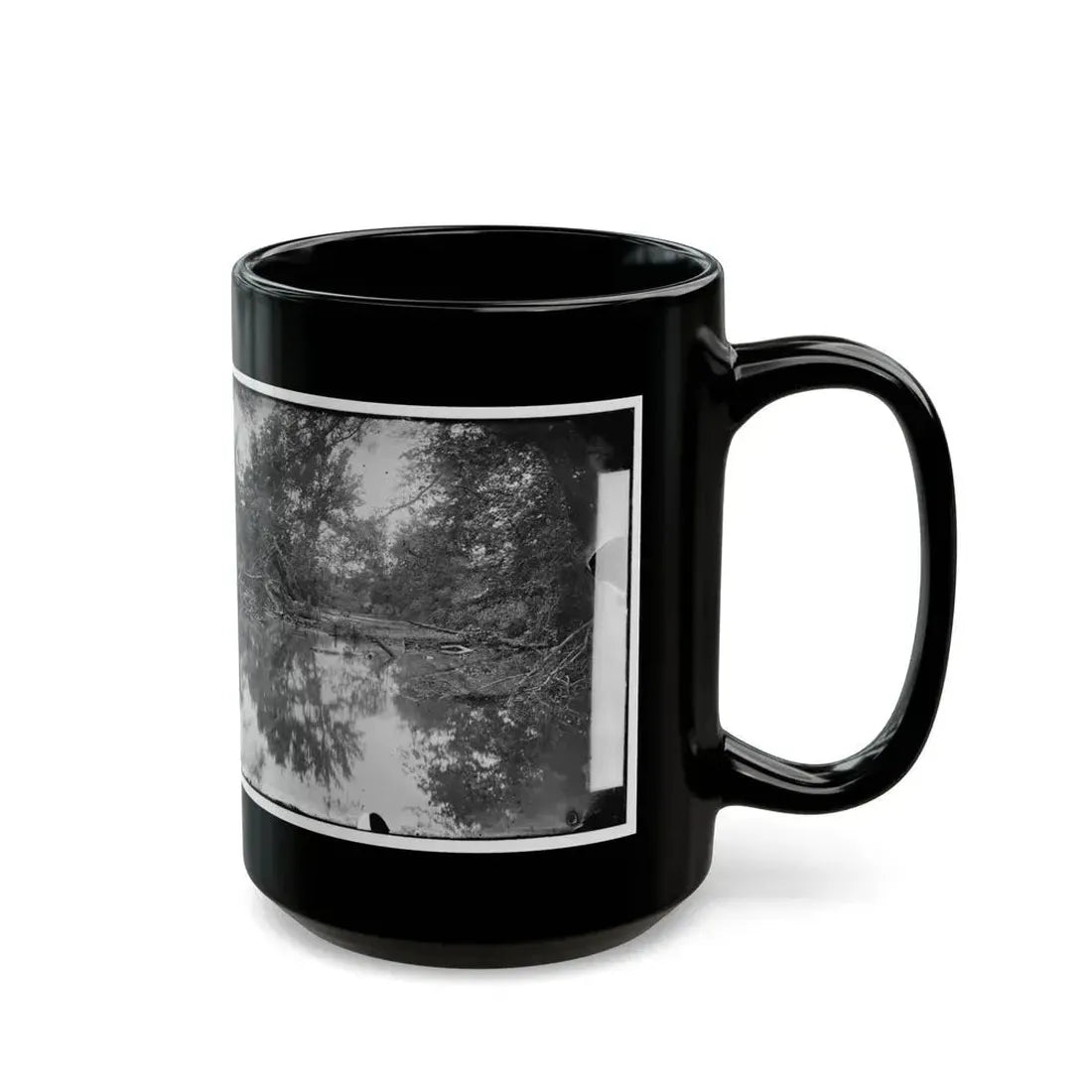Bull Run, Va. View Of Bull Run (U.S. Civil War) Black Coffee Mug - Go Mug Yourself