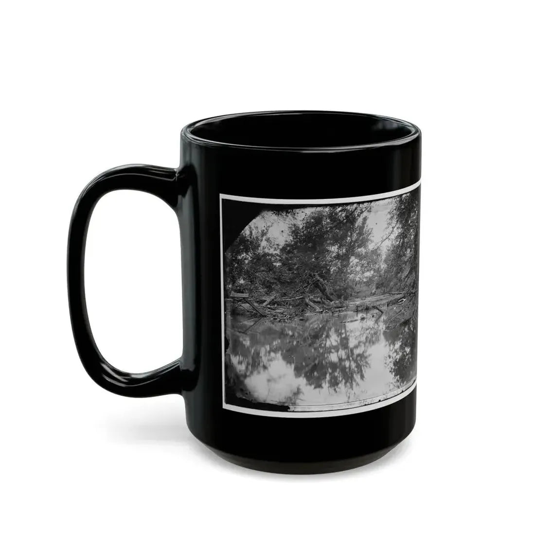 Bull Run, Va. View Of Bull Run (U.S. Civil War) Black Coffee Mug - Go Mug Yourself