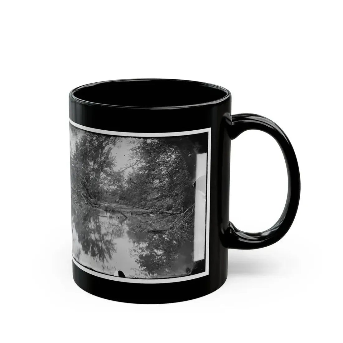 Bull Run, Va. View Of Bull Run (U.S. Civil War) Black Coffee Mug - Go Mug Yourself