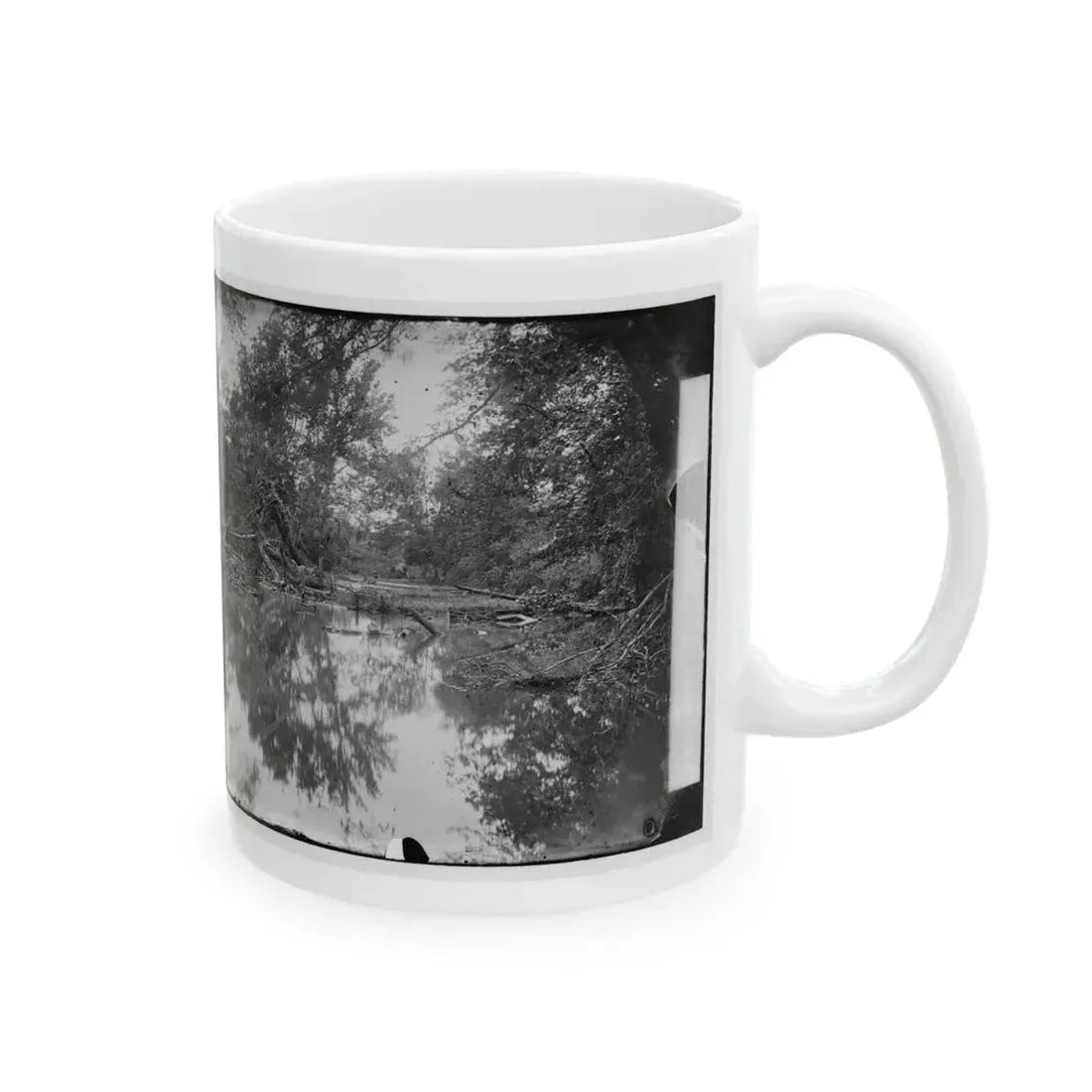Bull Run, Va. View Of Bull Run (U.S. Civil War) White Coffee Mug - Go Mug Yourself