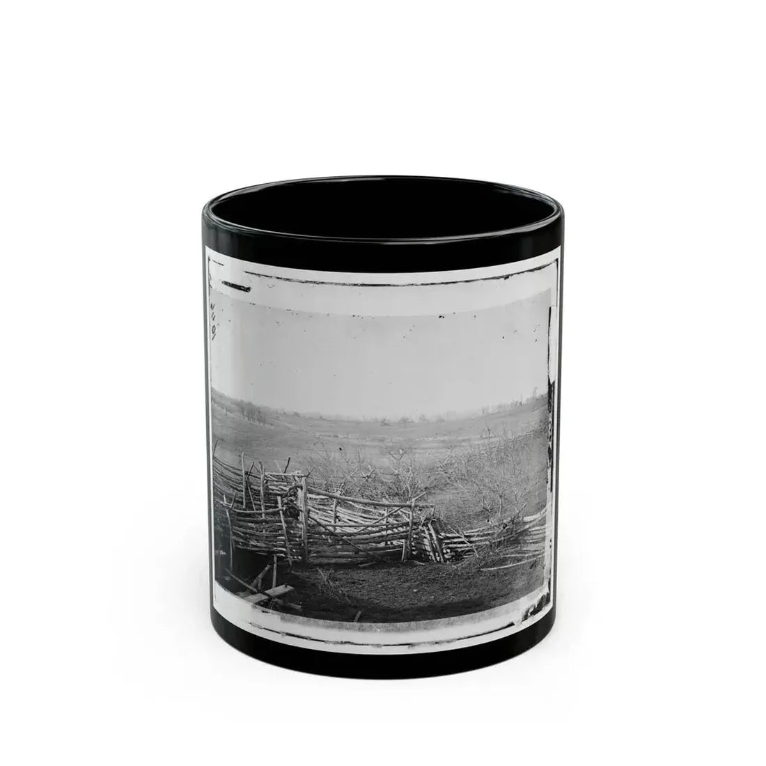 Bull Run, Va. View Of The Battlefield (U.S. Civil War) Black Coffee Mug 11oz - Go Mug Yourself