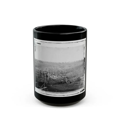 Bull Run, Va. View Of The Battlefield (U.S. Civil War) Black Coffee Mug 15oz - Go Mug Yourself
