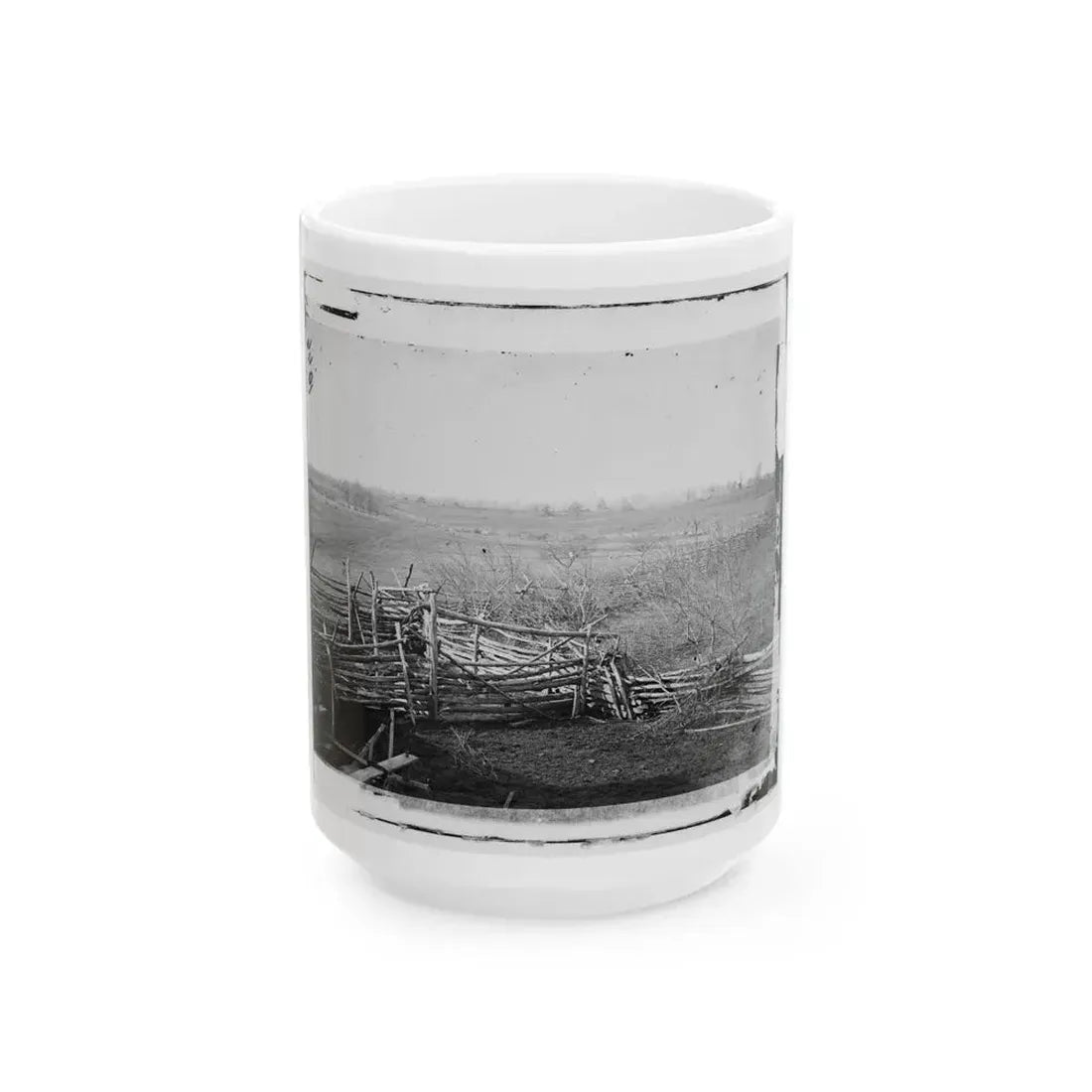 Bull Run, Va. View Of The Battlefield (U.S. Civil War) White Coffee Mug 15oz - Go Mug Yourself