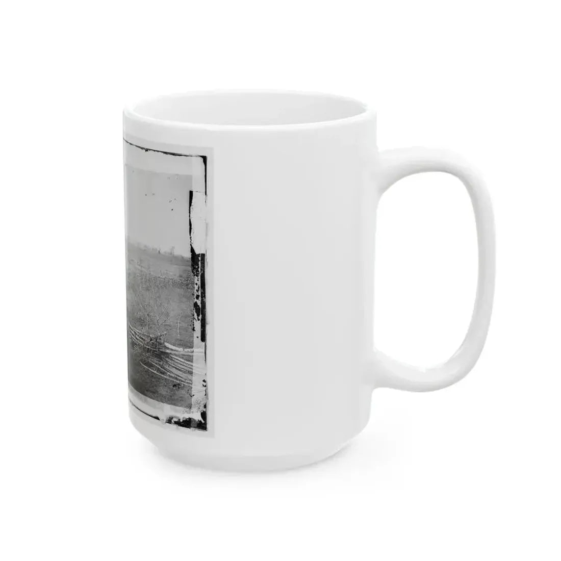 Bull Run, Va. View Of The Battlefield (U.S. Civil War) White Coffee Mug - Go Mug Yourself