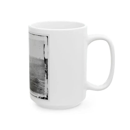 Bull Run, Va. View Of The Battlefield (U.S. Civil War) White Coffee Mug - Go Mug Yourself