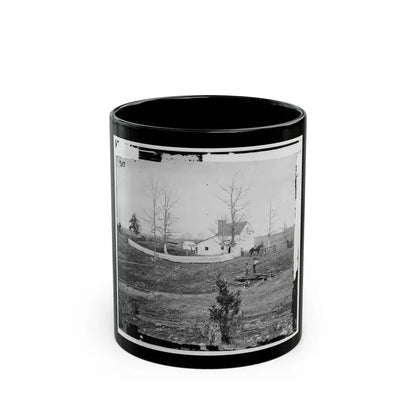 Bull Run, Va. William N. Thornton's I.E., Thornberry House On The Route To Sudley Ford (U.S. Civil War) Black Coffee Mug 11oz - Go Mug Yourself