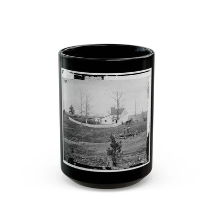 Bull Run, Va. William N. Thornton's I.E., Thornberry House On The Route To Sudley Ford (U.S. Civil War) Black Coffee Mug 15oz - Go Mug Yourself