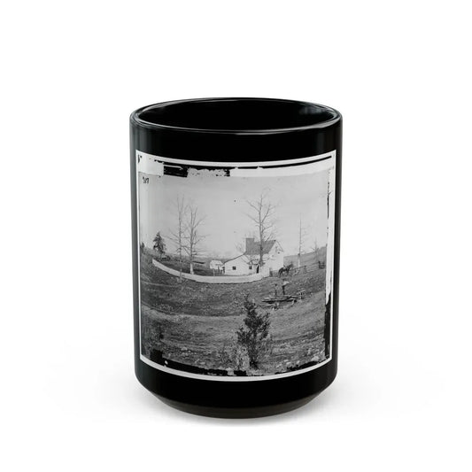 Bull Run, Va. William N. Thornton's I.E., Thornberry House On The Route To Sudley Ford (U.S. Civil War) Black Coffee Mug 15oz - Go Mug Yourself