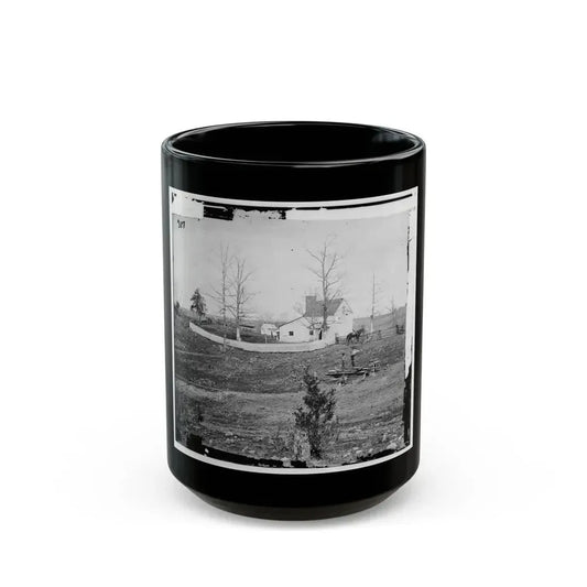Bull Run, Va. William N. Thornton's I.E., Thornberry House On The Route To Sudley Ford (U.S. Civil War) Black Coffee Mug 15oz - Go Mug Yourself