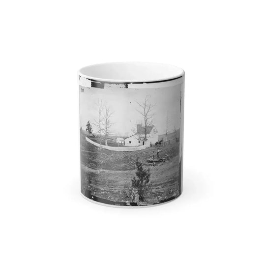 Bull Run, Va. William N. Thornton's I.E., Thornberry House on the Route to Sudley Ford (U.S. Civil War) Color Changing Coffee Mug 11oz Default Title 11oz - Go Mug Yourself