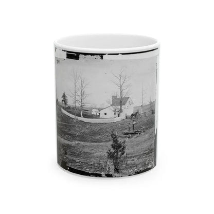 Bull Run, Va. William N. Thornton's I.E., Thornberry House On The Route To Sudley Ford (U.S. Civil War) White Coffee Mug 11oz - Go Mug Yourself
