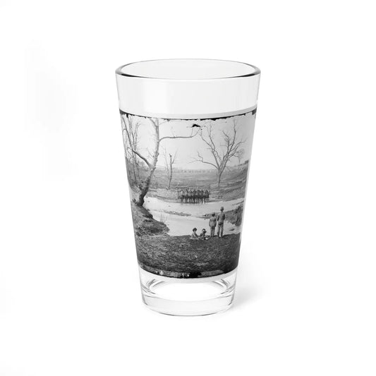 Bull Run, Va. Federal Cavalry At Sudley Ford (U.S. Civil War) Pint Glass 16oz-16oz-Go Mug Yourself