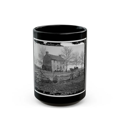 Bull Run, Va. Matthews' Or The Stone House (U.S. Civil War) Black Coffee Mug-15oz-Go Mug Yourself