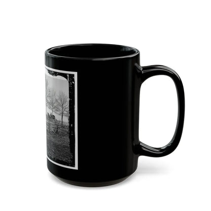 Bull Run, Va. Matthews' Or The Stone House (U.S. Civil War) Black Coffee Mug-Go Mug Yourself