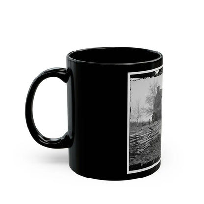 Bull Run, Va. Matthews' Or The Stone House (U.S. Civil War) Black Coffee Mug-Go Mug Yourself