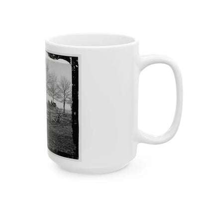 Bull Run, Va. Matthews' Or The Stone House (U.S. Civil War) White Coffee Mug-Go Mug Yourself