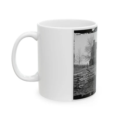 Bull Run, Va. Matthews' Or The Stone House (U.S. Civil War) White Coffee Mug-Go Mug Yourself